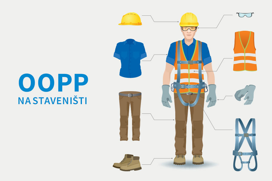 Osobní ochranné pracovní prostředky (OOPP) na staveništi